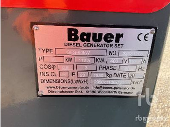 BAUER GFS-90 112 kVA (Unused) - Elektroģenerators: foto 5