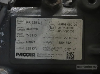 DAF 1821694 | Motor PR228 U1 Euro5 - Dzinējs - Kravas automašīna: foto 3