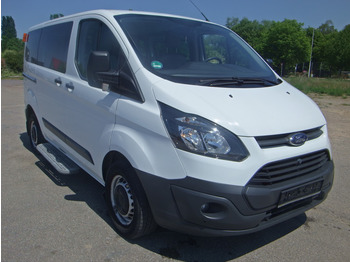Mikroautobuss, Pasažieru furgons Ford Transit Custom 300 L1 VA Basis KLIMA 9-Sitzer: foto 1