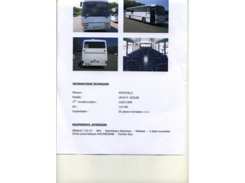 PONTICELLI LR210 P SCOLER - Autobuss