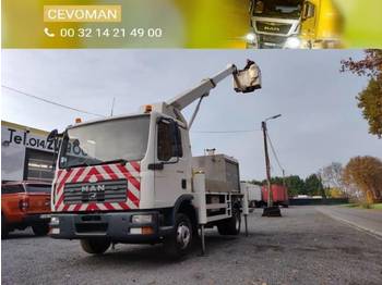 Autopacēlājs MAN TGL 12.180 Hoogwerker Palfinger Bison TKA17