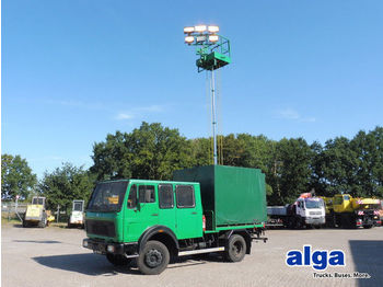 Autopacēlājs Mercedes-Benz 1017 AF 4x4, Lichtmast,Lichtgiraffe,Flutlicht