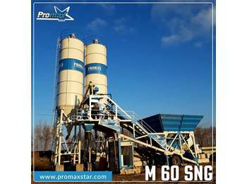 PROMAXSTAR Mobile Concrete Batching Plant PROMAX M60-SNG(60m³/h) - Betona rūpnīca