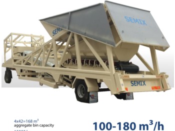 SEMIX Dry Type Mobile Concrete Batching Plant - Betona rūpnīca