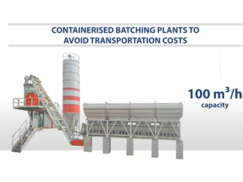SEMIX SEMIX Compact Concrete Batching Plant 100 m³/h Containerised - Betona rūpnīca