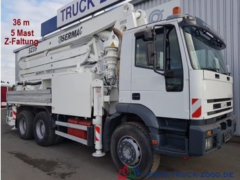 Betona sūknis Iveco 380 E 38 6x4 36m Betonpumpe 5 Mast 125mm Rohre