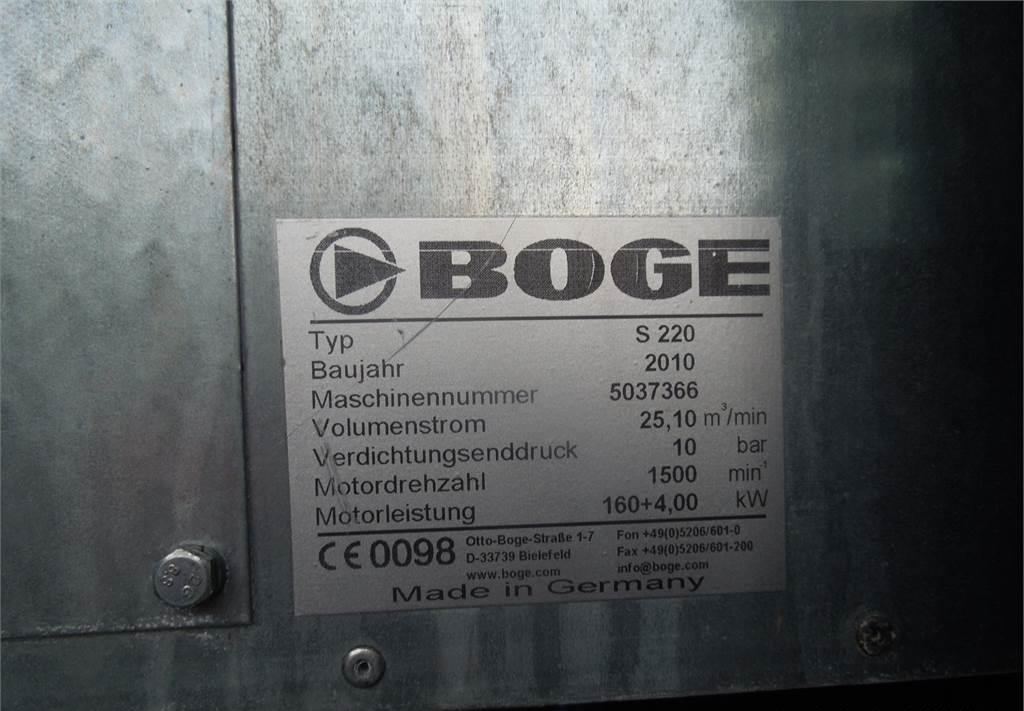 Gaisa kompresors Boge SPRĘŻARKA ŚRUBOWA S220 160KW 2010R !!!: foto 4