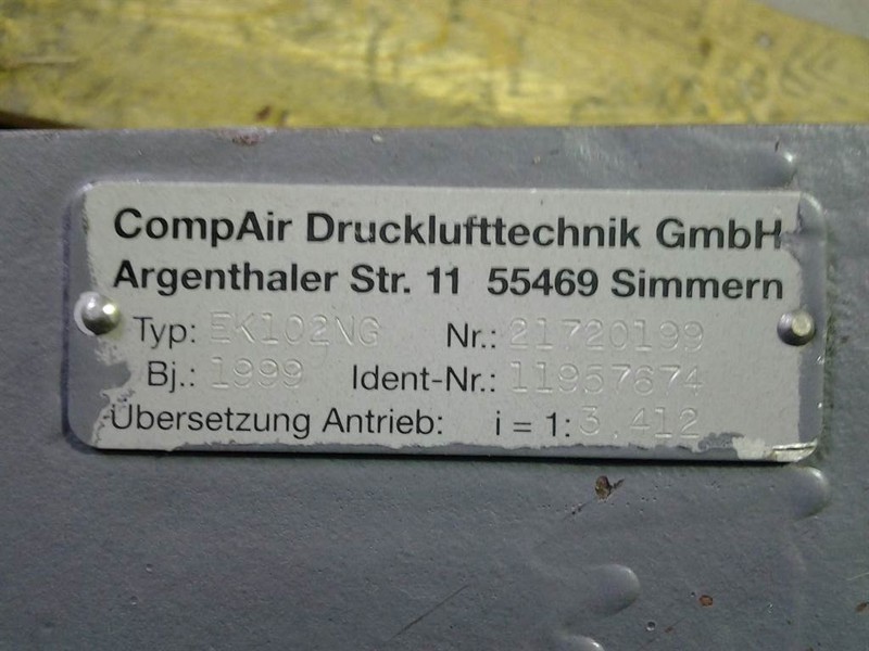 Gaisa kompresors Compair EK 102 NG - Compressor/Kompressor: foto 8