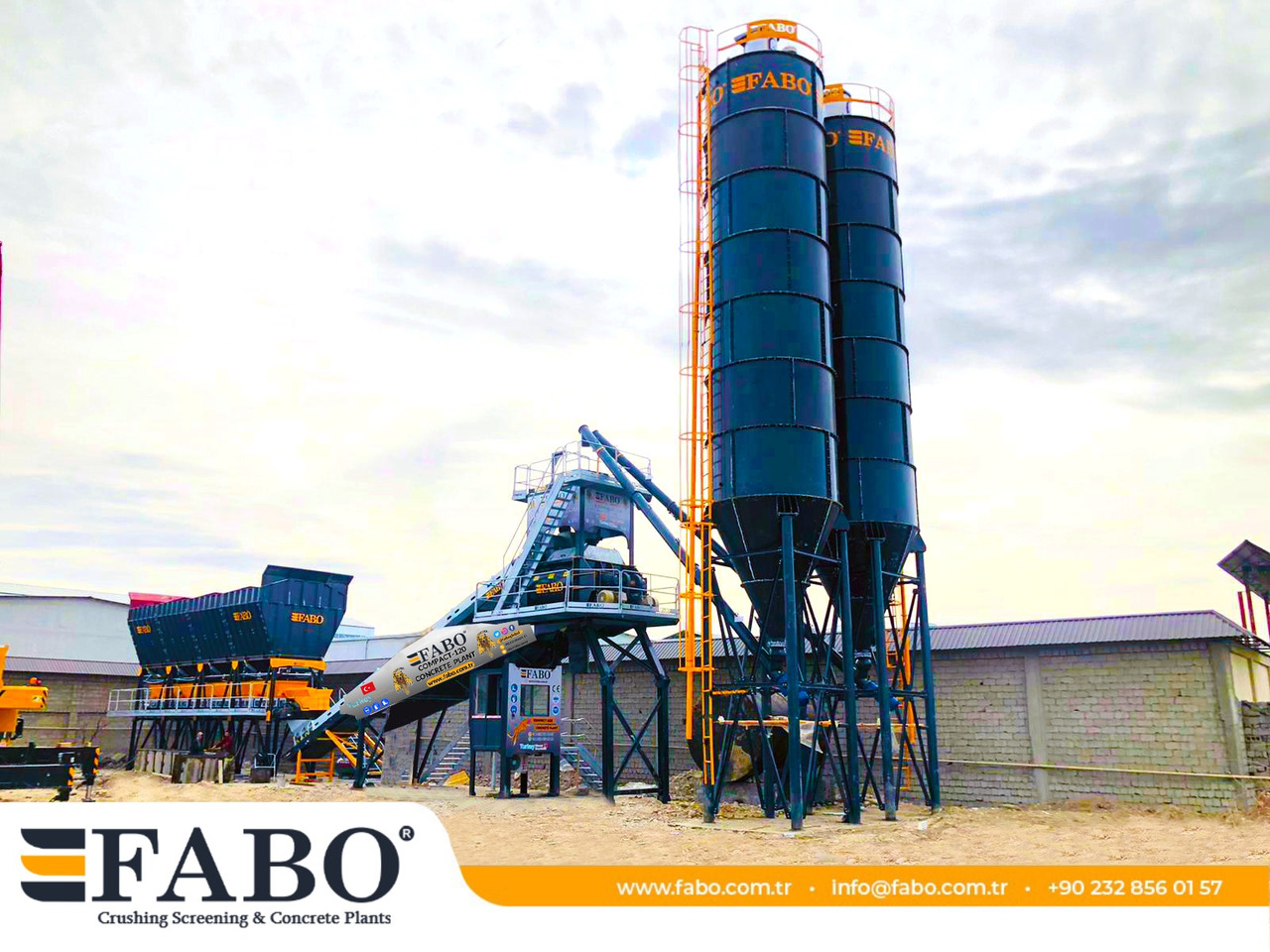 Jaunā Cementa tvertne FABO Horizontal Cement Silo | Mobile Cement Silo: foto 19
