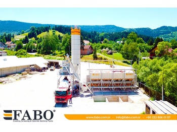Jaunā Betona rūpnīca FABO SKIP SYSTEM CONCRETE BATCHING PLANT | 110m3/h Capacity: foto 1