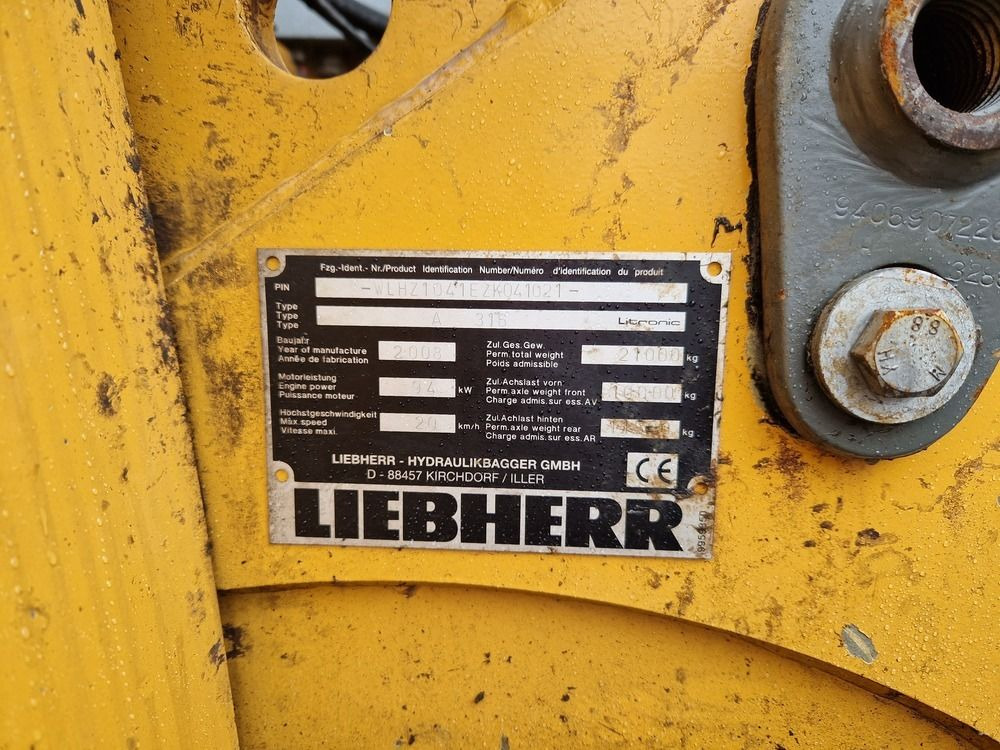 Atkritumu iekrāvējs LIEBHERR A316 INDUSTRIAL: foto 7