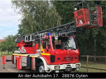 Autopacēlājs Mercedes-Benz 1422F Feuerwehr Drehleiter METZ DLK 23/12 PLCII: foto 3