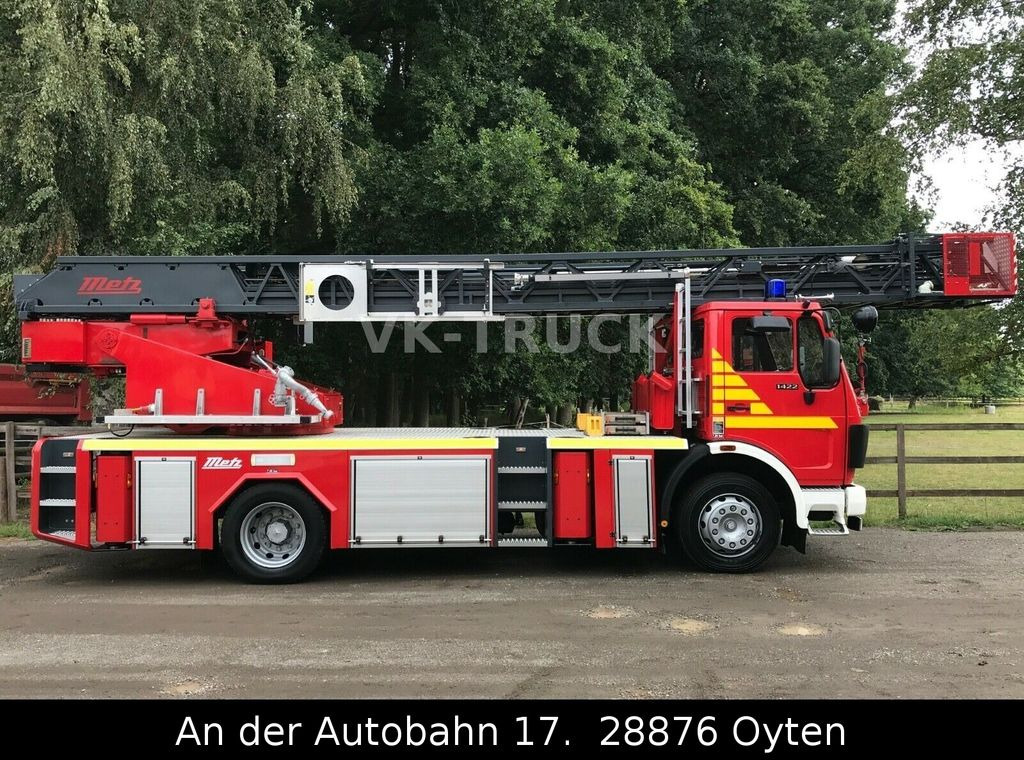 Autopacēlājs Mercedes-Benz 1422F Feuerwehr Drehleiter METZ DLK 23/12 PLCII: foto 5