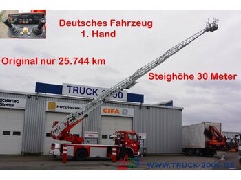 Autopacēlājs Mercedes-Benz 1422 NG Ziegler Feuerwehr Leiter 30m Rettungkorb: foto 1