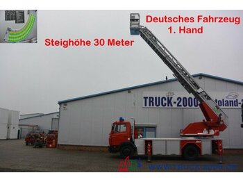 Autopacēlājs Mercedes-Benz 1524 Metz Feuerwehr Leiter 30m Rettungskorb 1.Hd: foto 1
