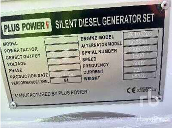 PLUS POWER GF2-50 50 kVA (Unused) - Elektroģenerators: foto 5