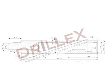 Horizontālās urbšanas mašīna Vermeer D36x50 Φ68 4,5m Drill pipes, żerdzie: foto 1