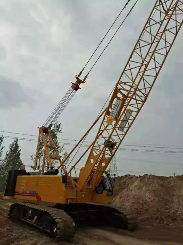 Kāpurķēžu celtnis XCMG 85 ton crawler crane used XGC85 price: foto 6