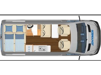 Dzīvojamo mikroautobuss Hymer Camper Van Free S (Mercedes Sprinter)