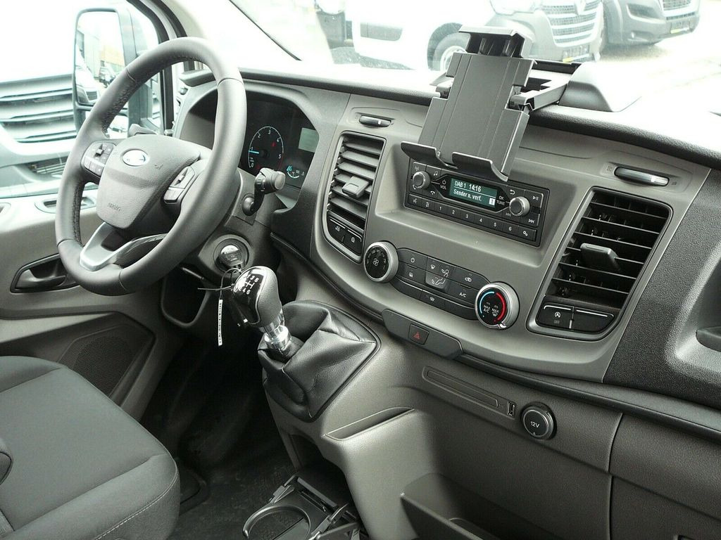 Jaunā Furgons ar slēgtā virsbūve Ford Transit Koffer Ladebordwand Klima Temp. DAB: foto 21