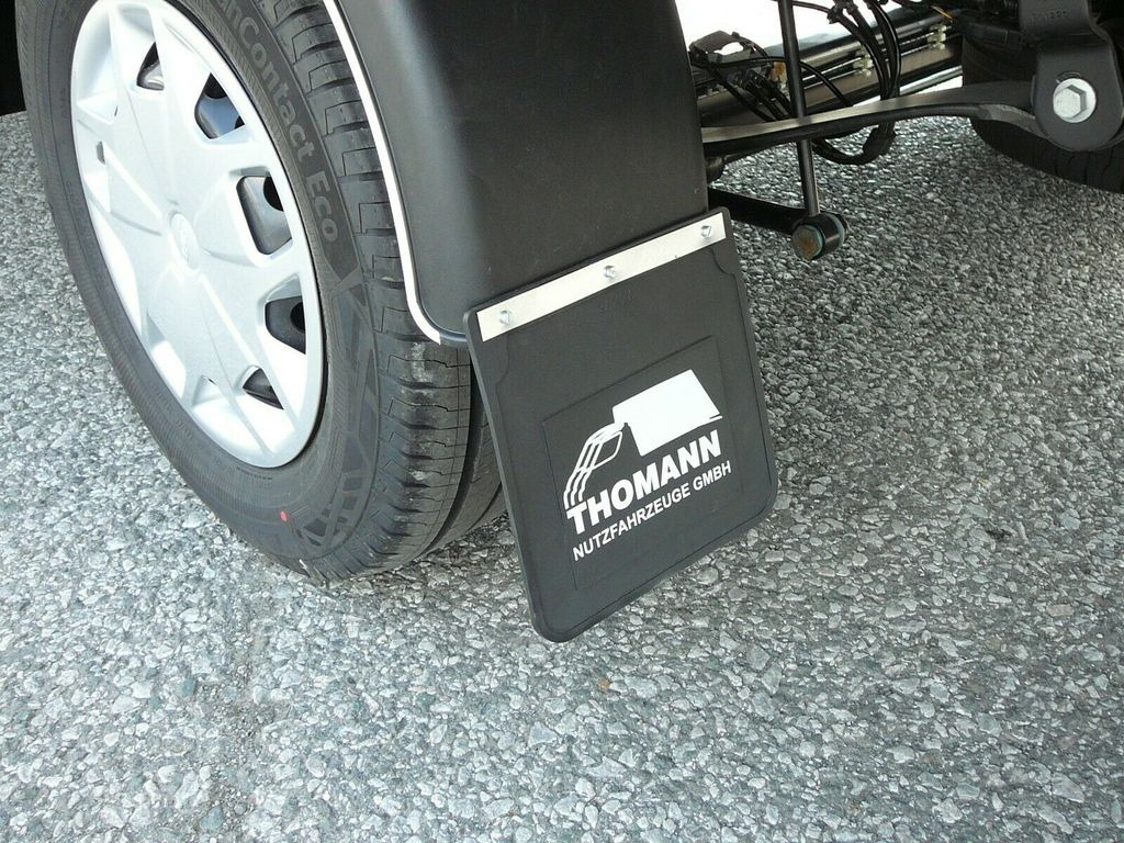 Jaunā Furgons ar slēgtā virsbūve Ford Transit Koffer Ladebordwand Klima Temp. DAB: foto 25