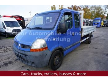 Automašīna ar kravas platformu, Kravas-pasažieru furgons Renault Master II Phase 2 120 2.5 dCi DoKa Pritsche *AHK: foto 1