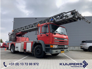 Ugunsdzēsēju mašīna DAF 2500 / Magirus Ladder 30 mtr + Korf / Ladder Truck - Arbeitsbuhne / Fire Truck: foto 1