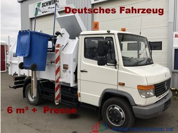 Atkritumu vedējs pārvadāšana atkritumu Mercedes-Benz 814 D 6m³Seitenlader*Presse*1.Hand*DeutscherLKW: foto 1