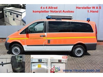 Ātrās palīdzības mašīna Mercedes-Benz Vito 116 Aut. 4x4 WAS Notarzt-Rettung- Ambulance: foto 1