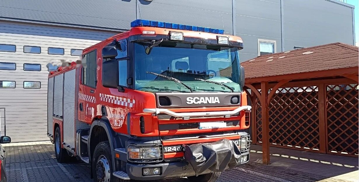 Ugunsdzēsēju mašīna Scania P124 4x4 Doka Fire truck: foto 3