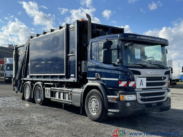 Atkritumu vedējs pārvadāšana atkritumu Scania P320 6x2 Faun Variopress 22m³+Zoeller Schüttung: foto 15