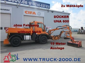 UNIMOG Dücker UNA600 Böschungsmäher 2 Mähköpfe-15 Meter - Komunālā/ Specializētā tehnika