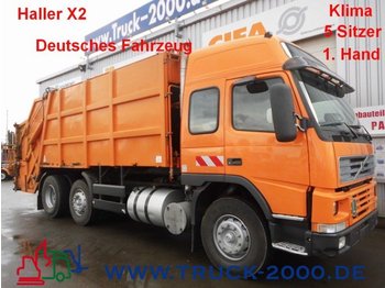 Atkritumu vedējs pārvadāšana atkritumu Volvo FM7 HallerX2 5Sitzer*Klima*Retarder*DeutscherLKW: foto 1