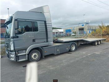 Autovedējs MAN TGL 8.250 With Tijhof Trailer.
