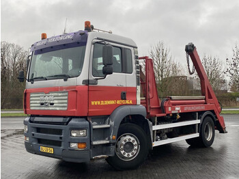 MAN TGA 18.310 4X2 EURO 3 FULL STEEL HYVALIFT - būvgružu konteineru vedējs