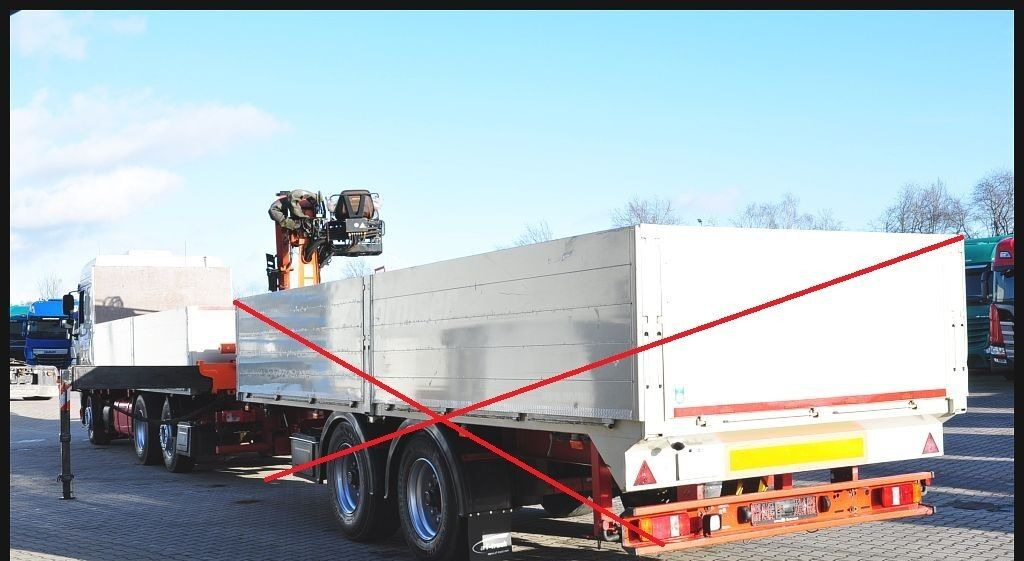 Bortu kravas automašīna/ Platforma, Kravas auto ar manipulatoru DAF XF 440: foto 7