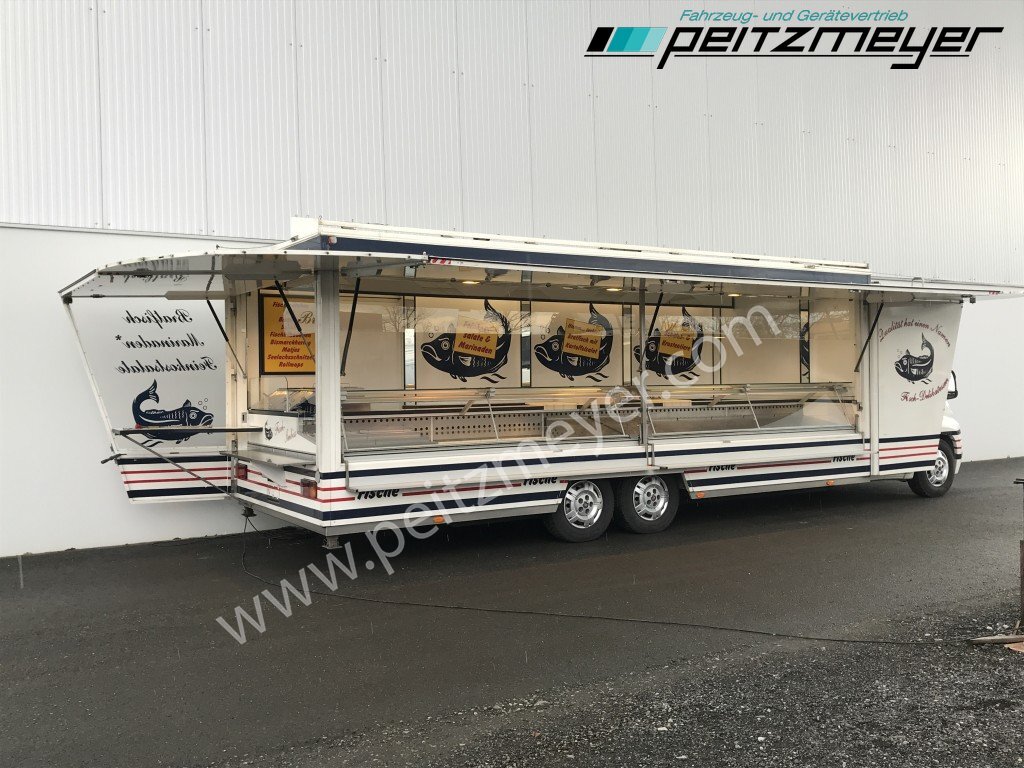 Tirdzniecības kravas automašīna IVECO FIAT (I) Ducato Verkaufswagen 6,3 m + Kühltheke, Fritteuse: foto 5