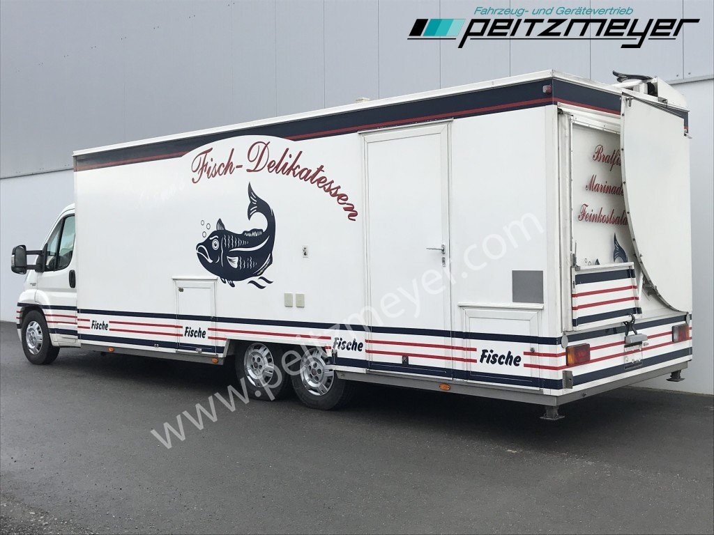 Tirdzniecības kravas automašīna IVECO FIAT (I) Ducato Verkaufswagen 6,3 m + Kühltheke, Fritteuse: foto 4