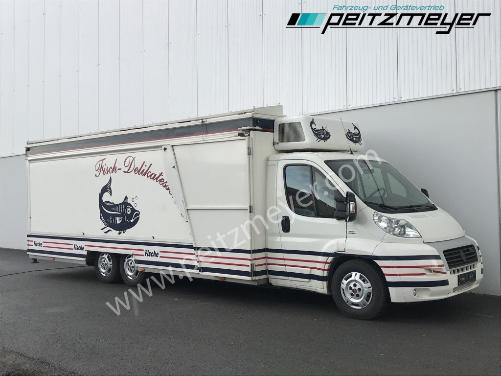 Tirdzniecības kravas automašīna IVECO FIAT (I) Ducato Verkaufswagen 6,3 m + Kühltheke, Fritteuse: foto 3