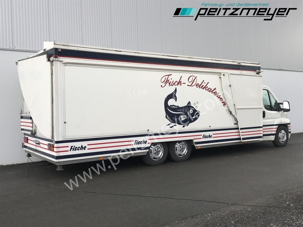 Tirdzniecības kravas automašīna IVECO FIAT (I) Ducato Verkaufswagen 6,3 m + Kühltheke, Fritteuse: foto 33