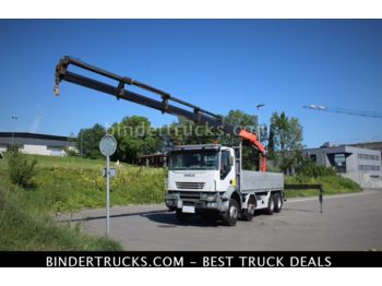 Bortu kravas automašīna/ Platforma Iveco 410T48 Trakker 8x4 Palfinger PK29000: foto 1