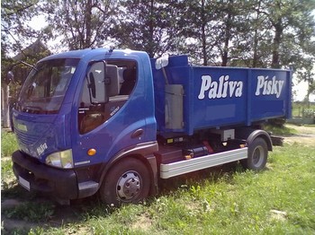 Daewoo AVIA D100-160, uhlířský kontejner s dopravníkem - Konteineru vedējs/ Kravas automašīna ar noņemamā virsbūve
