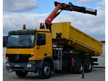 Kravas automašīna pašizgāzējs Mercedes-Benz Actros 3336 Kipper+Bordmatic 5,00m + Kran!