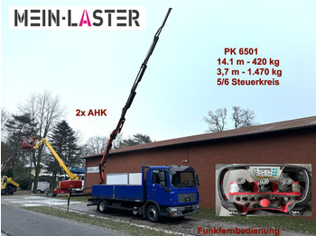 MAN TGL 8.210 Palfinger PK 6501 14m 440kg, 5+6 St. F  - Bortu kravas automašīna/ Platforma, Kravas auto ar manipulatoru: foto 1
