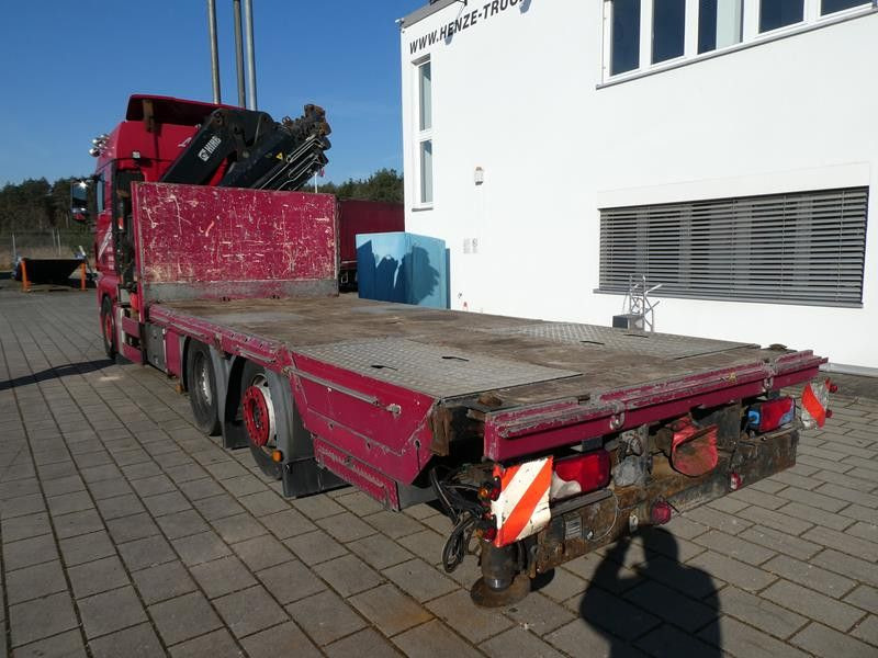Bortu kravas automašīna/ Platforma, Kravas auto ar manipulatoru MAN TG-S 26.480 6x2 Pritsche Kran Hiab 422/Twistlook: foto 3
