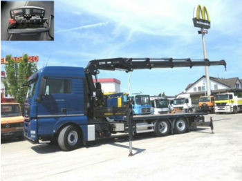Bortu kravas automašīna/ Platforma MAN TG-X 26.480 6x2-2 LL Pritsche Kran Hiab 477 EP-4: foto 1