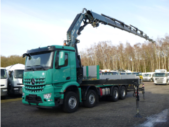 Bortu kravas automašīna/ Platforma Mercedes Arocs 4145 8x4 Euro 6 + Fassi F820RA.2.28: foto 1