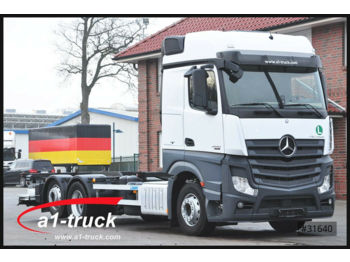 Konteineru vedējs/ Kravas automašīna ar noņemamā virsbūve Mercedes-Benz 2545 Actros BigSpace, Safety Standklima, LBW: foto 1