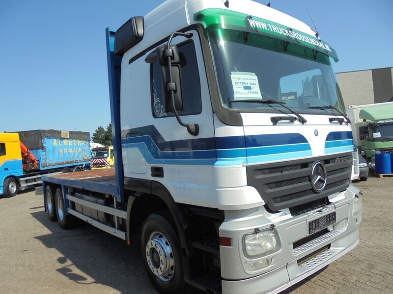 Bortu kravas automašīna/ Platforma Mercedes-Benz Actros 2643 + PTO + 6X2: foto 3