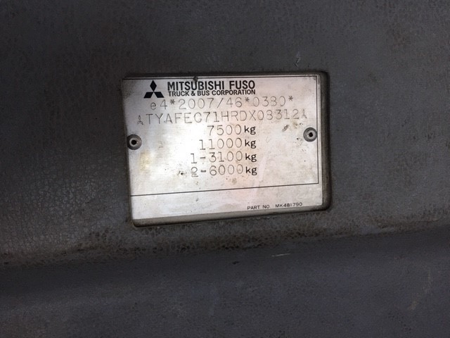 Kravas automašīna pašizgāzējs Mitsubishi Fuso Canter 7C15 4x2 RHD tipper: foto 18
